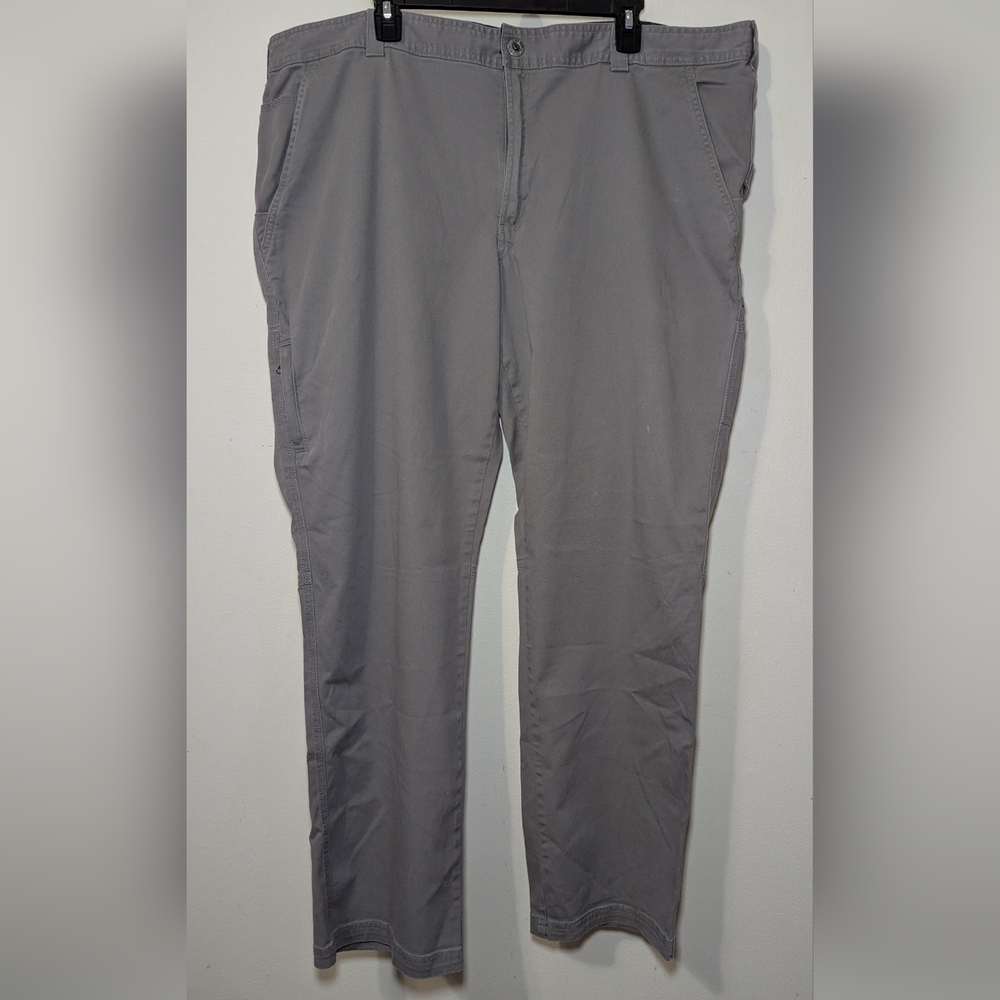 Columbia Cargo Pants Gray Utility Gorpcore Cotton Stretch Men's Size 44x32